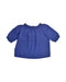 A Blue Short Sleeve Tops from Bonpoint in size 6T for girl. (Back View)