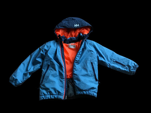 A Blue Ski Jackets from Helly Hansen in size 7Y for neutral. (Front View)