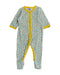 A White Jumpsuits from Petit Bateau in size 0-3M for girl. (Front View)