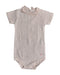 A Pink Bodysuits from Petit Bateau in size 12-18M for girl. (Front View)