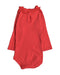 A Red Bodysuits from Petit Bateau in size 6-12M for girl. (Back View)