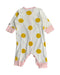 A White Jumpsuits from Petit Bateau in size 0-3M for girl. (Back View)