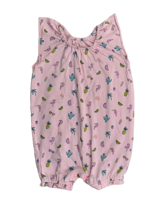 A Pink Rompers from Egg Baby in size 6-12M for girl. (Front View)