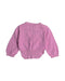 A Pink Cardigans from Chateau de Sable in size 0-3M for girl. (Back View)