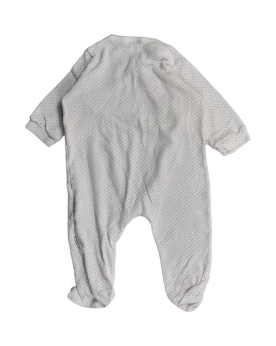 A White Onesies from Cambrass in size 0-3M for boy. (Back View)