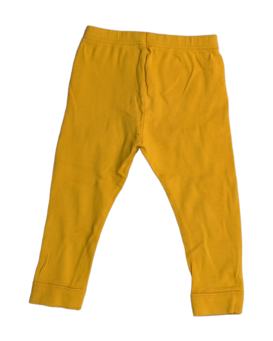 A Yellow Leggings from Petit Bateau in size 12-18M for girl. (Back View)