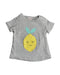 A Grey T Shirts from Seed in size 3-6M for girl. (Front View)