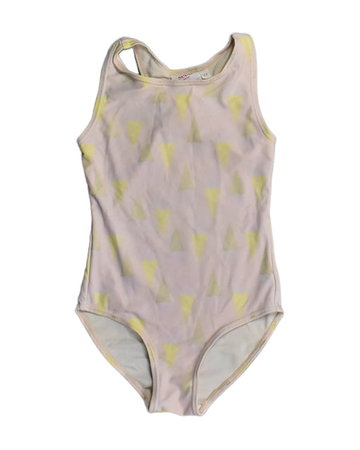 A Pink Swimsuits from Seed in size 3T for girl. (Front View)