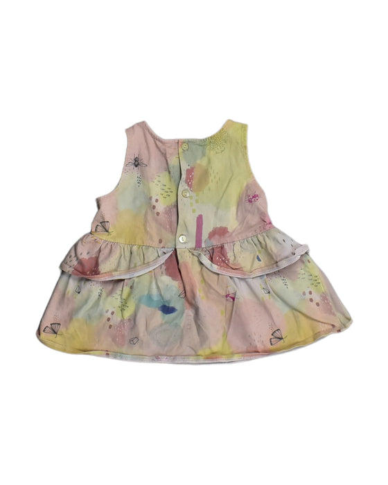 A Yellow Sleeveless Tops from Kingkow in size 2T for girl. (Back View)