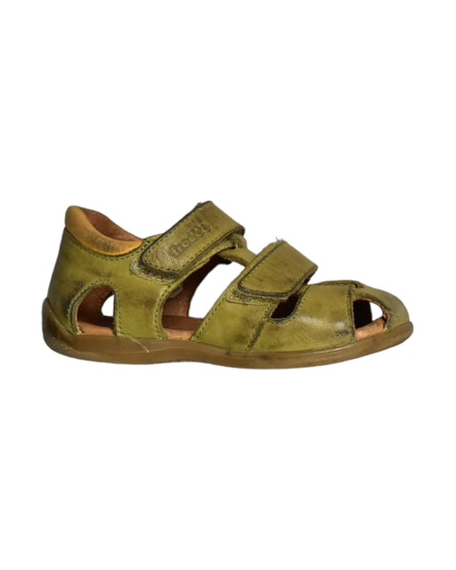 A Green Sandals from Froddo in size 18-24M for boy. (Front View)
