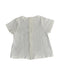 A White Short Sleeve Tops from Chloe in size 3-6M for girl. (Back View)