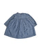 A Blue Long Sleeve Dresses from Petit Bateau in size 3-6M for girl. (Back View)