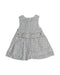 A White Sleeveless Dresses from Bochechas in size 6-12M for girl. (Back View)