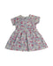 A White Short Sleeve Dresses from Petit Bateau in size 6-12M for girl. (Front View)