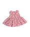 A Pink Sleeveless Dresses from Smiling Button in size 3-6M for girl. (Front View)