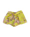 A Yellow Shorts from Gingersnaps in size 6-12M for girl. (Front View)