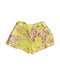 A Yellow Shorts from Gingersnaps in size 6-12M for girl. (Back View)