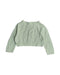 A Green Cardigans from Chateau de Sable in size 6-12M for girl. (Back View)