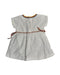 A White Short Sleeve Dresses from Chateau de Sable in size 12-18M for girl. (Back View)