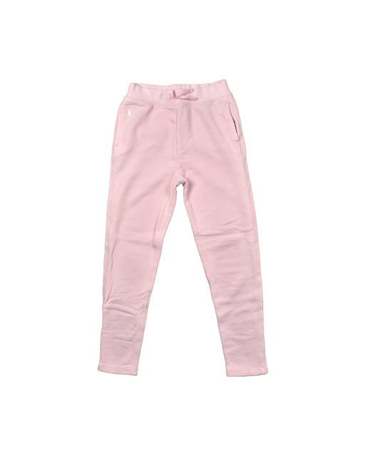 A Pink Sweatpants from Polo Ralph Lauren in size 6T for girl. (Front View)