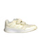 A White Sneakers from Adidas in size 5T for boy. (Front View)