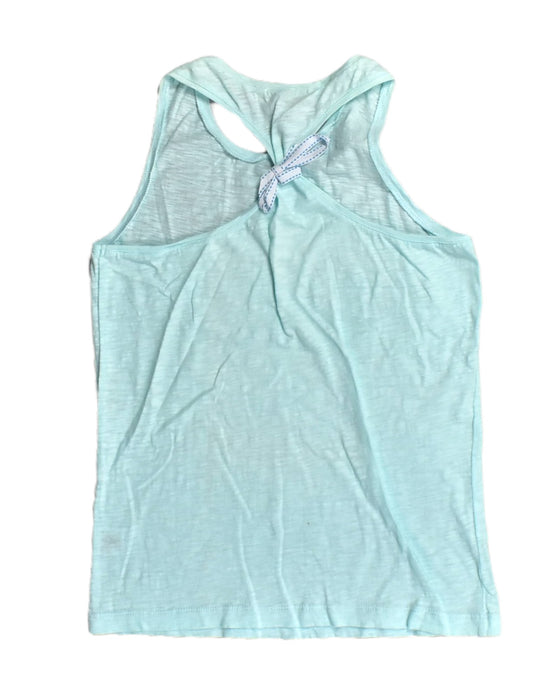 A Blue Sleeveless Tops from Kidsagogo in size 9Y for girl. (Back View)