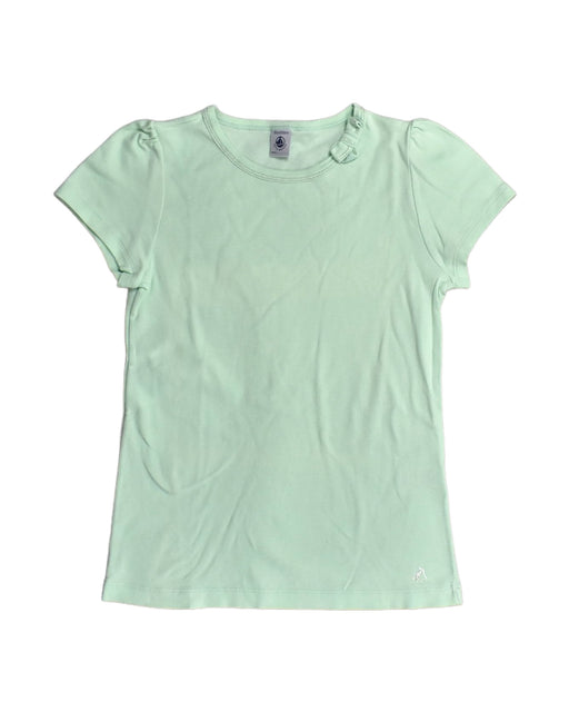 A Green Short Sleeve Tops from Petit Bateau in size 10Y for girl. (Front View)
