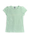 A Green Short Sleeve Tops from Petit Bateau in size 10Y for girl. (Front View)