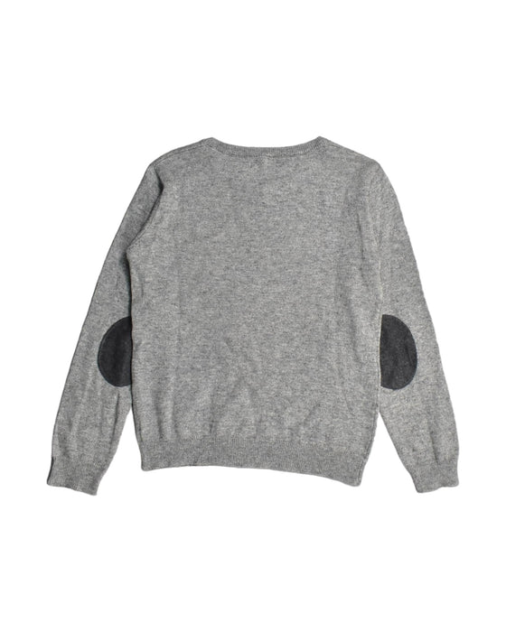 A Grey Knit Sweaters from Monoprix in size 8Y for boy. (Back View)