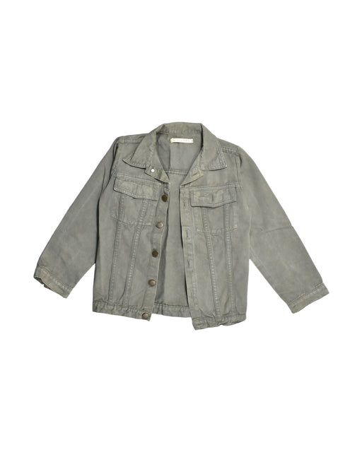 A Grey Lightweight Jackets from Alice à Paris in size 8Y for boy. (Front View)