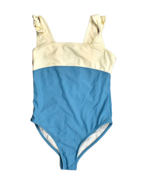 A White Swimsuits from Cyrillus in size 12Y for girl. (Front View)