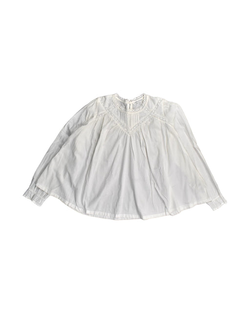 A White Long Sleeve Tops from Monoprix in size 12Y for girl. (Front View)