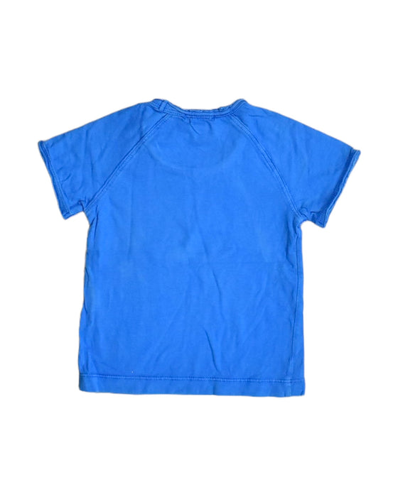 A Blue Short Sleeve Tops from Emile et Ida in size 3-6M for boy. (Back View)