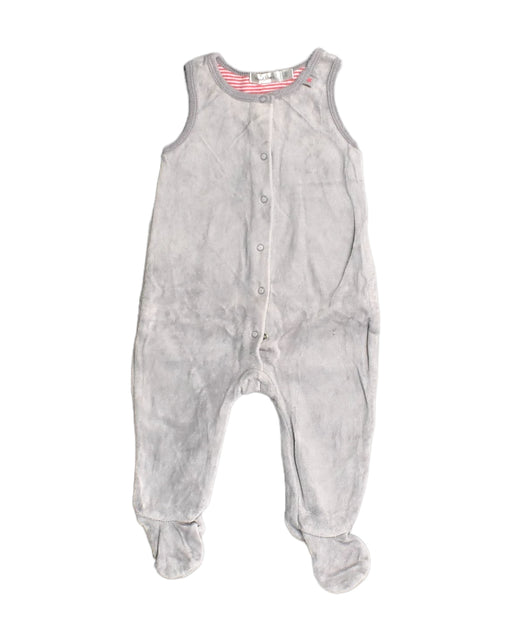 A White Jumpsuits from Bout'Chou in size 0-3M for girl. (Front View)