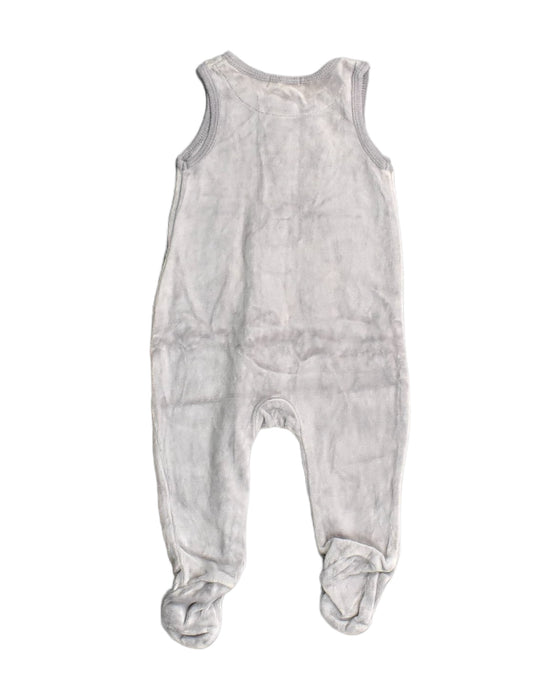 A White Jumpsuits from Bout'Chou in size 0-3M for girl. (Back View)