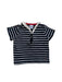 A Navy Short Sleeve T Shirts from Petit Bateau in size 6-12M for boy. (Front View)