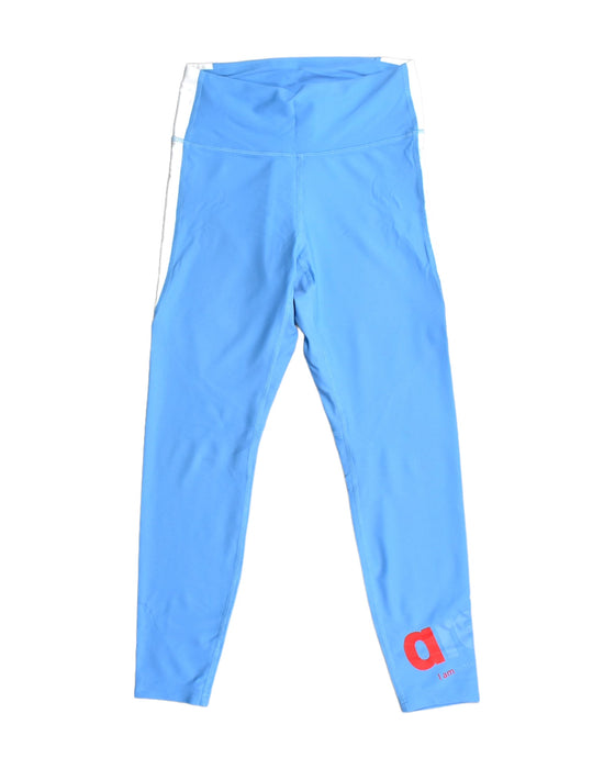 A Blue Leggings from Arena in size S for girl. (Front View)