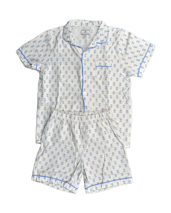 A White Pyjama Sets from Petite Plume in size 12Y for girl. (Front View)