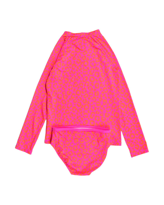 A Pink Swimsuits from Boden in size 12Y for girl. (Back View)