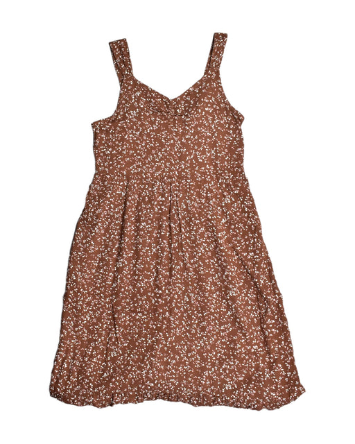 A Brown Sleeveless Dresses from Abercrombie  in size 12Y for girl. (Front View)
