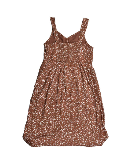 A Brown Sleeveless Dresses from Abercrombie  in size 12Y for girl. (Back View)