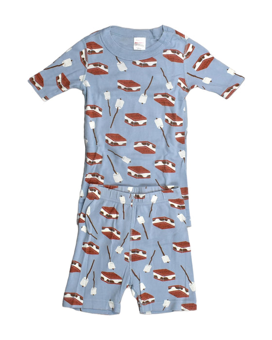 A Blue Pyjama Sets from Hanna Andersson in size 7Y for boy. (Front View)