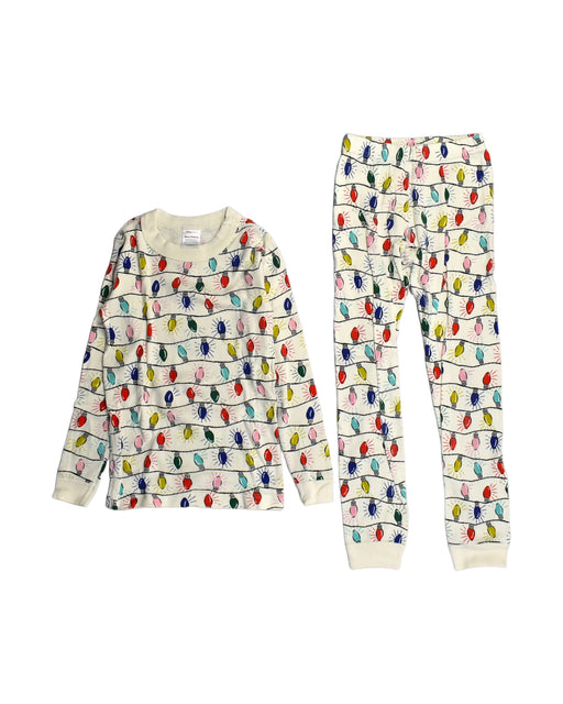 A White Pyjama Sets from Hanna Andersson in size 7Y for neutral. (Front View)