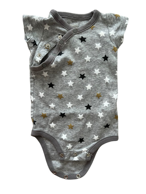 A Grey Short Sleeve Rompers from Skip Hop in size 0-3M for neutral. (Front View)