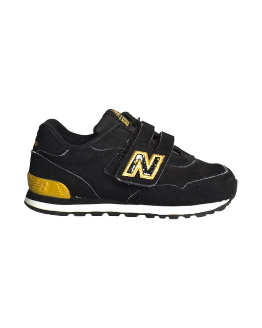 A Black Sneakers from New Balance in size 3T for boy. (Front View)