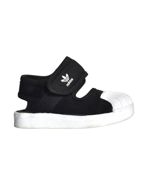 A Black Sandals from Adidas in size 18-24M for boy. (Front View)