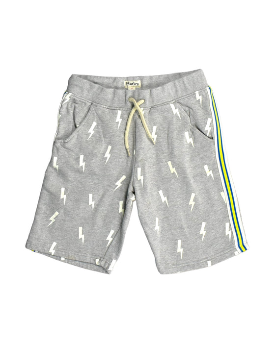 A Grey Shorts from Hatley in size 10Y for boy. (Front View)