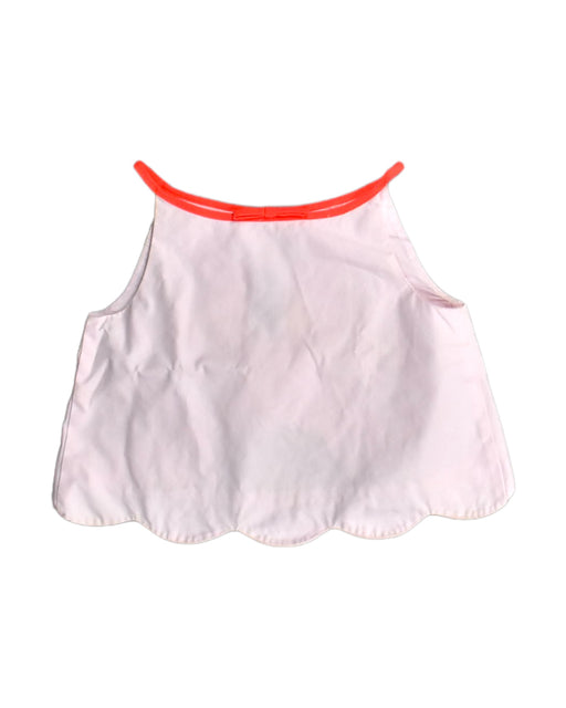 A Pink Sleeveless Tops from Jacadi in size 5T for girl. (Front View)