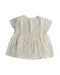 A White Short Sleeve Tops from Monoprix in size 5T for girl. (Front View)