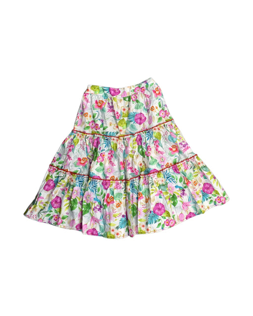 A Multicolour Long Skirts from Nanan in size 4T for girl. (Front View)